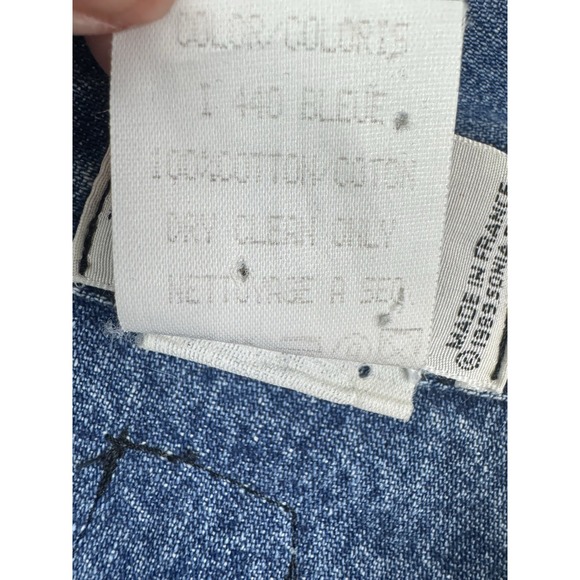 Sonia Rykiel Inscription Paris Denim Duster‎ Coat L Oversized Vtg 80s 90s France - Picture 4 of 6